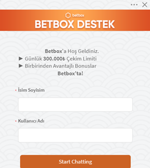 Betbox Canlı Destek